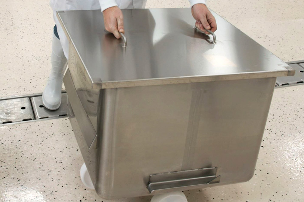 Stainless Steel Dump Buggy Lids image