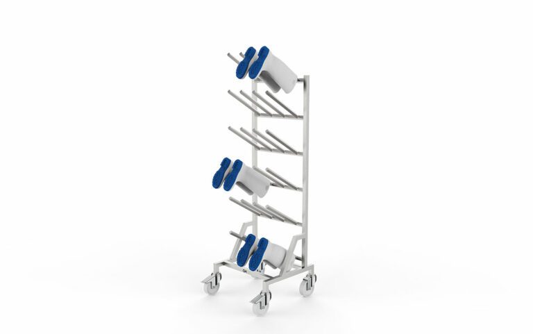 Mobile Boot Rack - 12 Pairs