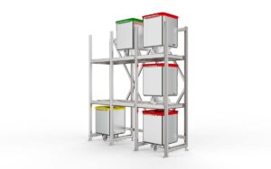 Stainless Steel 600 lb. Dump Buggy Racking