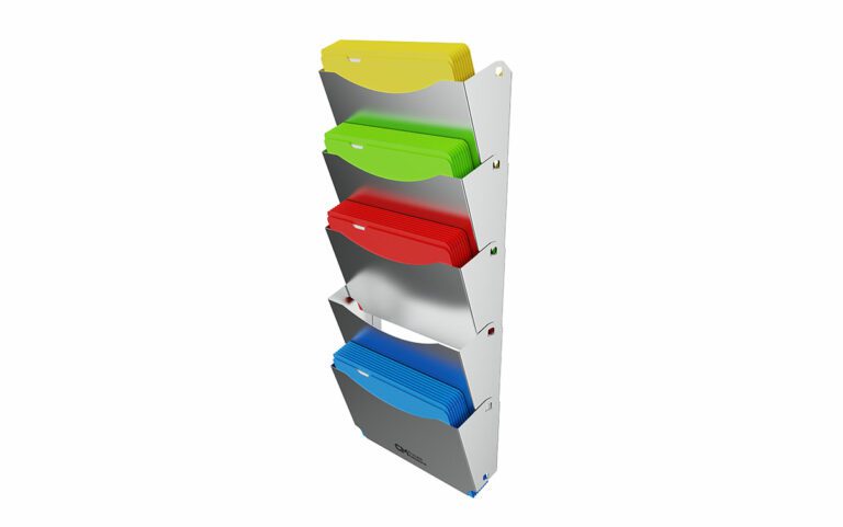 Stainless Steel wall Mounted Stackable Document Holders