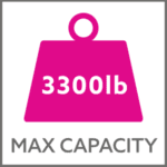 3300lb max capacity
