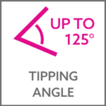 Max 125 Tipping Angle
