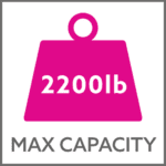 2200lb max capacity