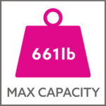 661lb max capacity