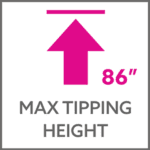 86 Tipping Height