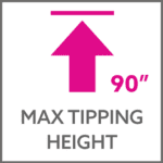 90 Tipping Height