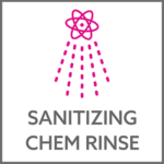 Sanitizing Chemical Rinse