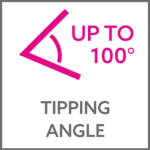 Max 100 Tilting Angle
